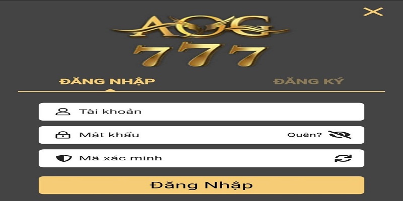 Hướng dẫn thao tác đăng ký và đăng nhập AOG777